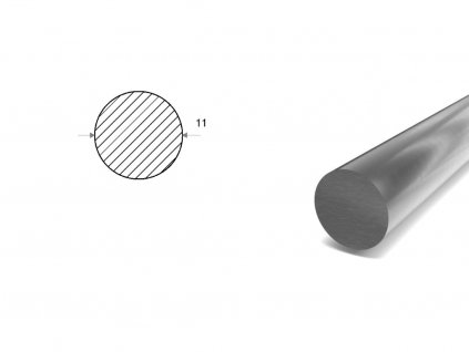 Nerezová guľatina 11 mm - ťahaná (1.4305)