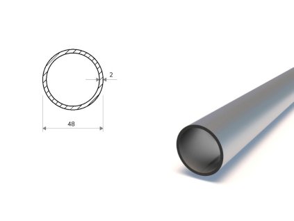 Trubka zváraná 48x2