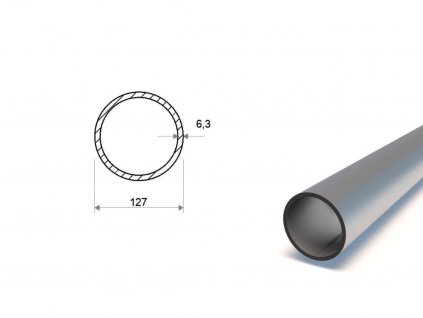 Trubka zváraná 127x6,3(S355)