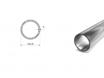 Nerezová rúra  101,6x4   (1.4301/7)