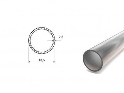 Nerezová rúra bezošvá 13,5x2,3 (1.4571)