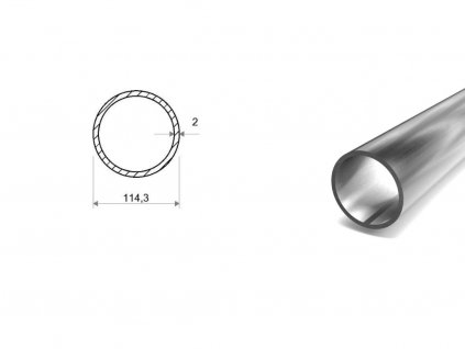 Nerezová rúra 114,3x2 (1.4571)